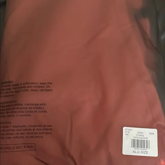 Fear of God Essentials Coral Sweatpants new with tags and bag